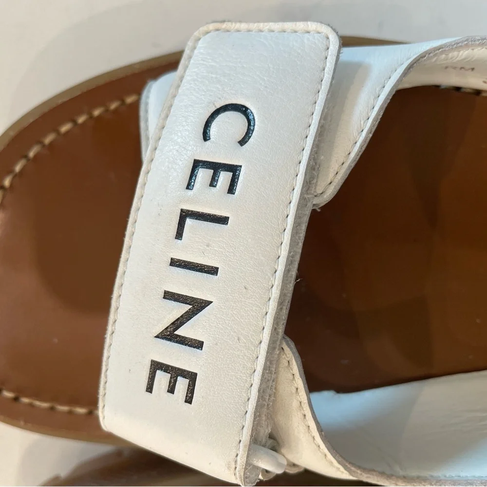 Celine Logo Sandals - Picture 8 of 14